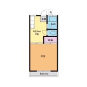 コーポ桂Bの間取り画像
