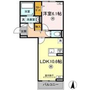 D-room笹沖の間取り画像