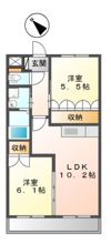 オリーブハイツの間取り画像