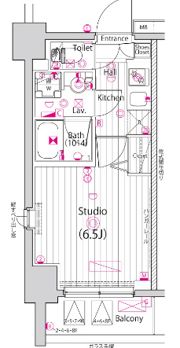 ガーラ・シティ横浜反町の間取り画像