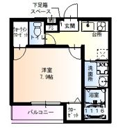 フジパレス大桐Ⅴ番館の間取り画像