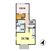 長興寺コーポの間取り画像