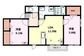 パークハイツの間取り画像