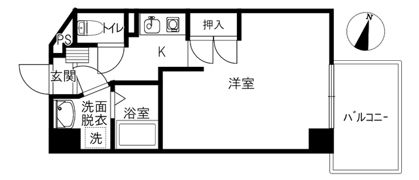 ライフイン369の間取り画像