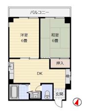 ハイツ新神戸の間取り画像