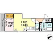 ペルル新広の間取り画像