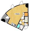 クロノス18三軒町の間取り画像
