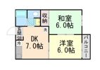 タウニーイサカB棟の間取り画像