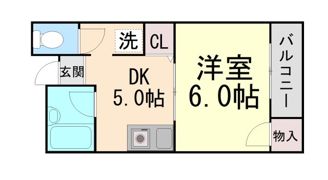 エルドラード箕面Ⅱの間取り画像