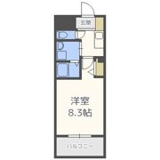 アスリート本町リバーウエストの間取り画像