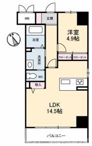 Urban Vista 中央町の間取り画像