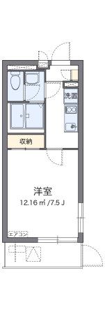 クレイノ清都Ⅲの間取り画像