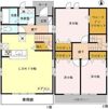 山花町貸家の間取り画像