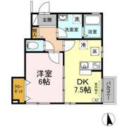 CREST NISHIHARAの間取り画像