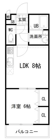 KTIレジデンス枚方の間取り画像