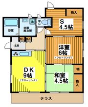 金子様方の間取り画像