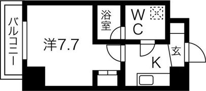 リップル南森町IIの間取り画像