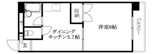 ルナ・ソレイユ桑原の間取り画像