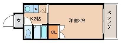 アルテハイム小倉の間取り画像