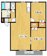 ベルデ高石 Aの間取り画像