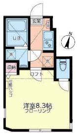 ユナイト黄金町アクトンストリートの間取り画像