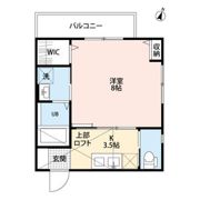 HCフラッツ青谷ガーデンの間取り画像