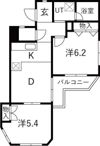 エクセリーヌ植田西の間取り画像