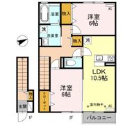 プレシャス藤岡 Aの間取り画像