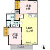 セジュール園木 A棟の間取り画像