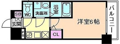 エスリード新福島の間取り画像