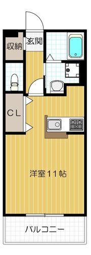 クレール豊里の間取り画像