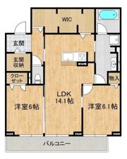 仮称）D-Room稲荷前の間取り画像