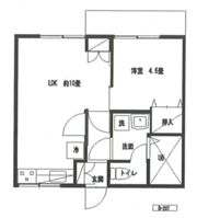 グランドール馬場B棟の間取り画像