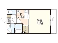 K’s palace牛田の間取り画像