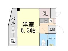 シャトー栄根Ⅱの間取り画像