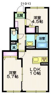 Clair Nakanobuの間取り画像