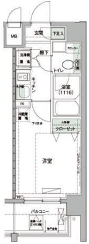 ハーモニーレジデンス羽田WESTの間取り画像