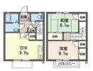 ヴィラ・パシモンⅡの間取り画像