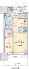 ソルテラスKOBEハーバーランドARCOの間取り画像