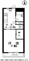パレドールⅡの間取り画像