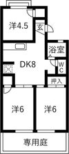 ジュネスマルフク A棟の間取り画像