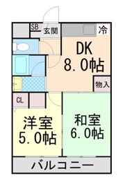 リーベンドハウス中桜塚の間取り画像