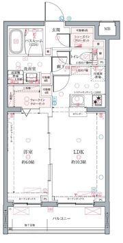 クレヴィスタ墨田の間取り画像
