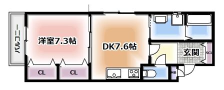 リュクスグランツの間取り画像