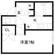 リリーアパートの間取り画像