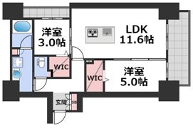 アーバネックス南新町の間取り画像