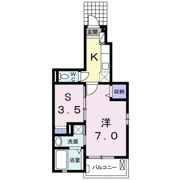 ジェルメ南葛西Ⅱ－Aの間取り画像