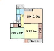 鶴甲コーポ24号館の間取り画像