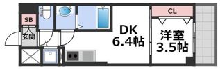 エスリードレジデンス都島デュオの間取り画像