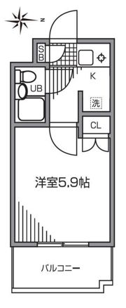 ジョイフル多摩川の間取り画像